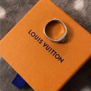 Size small Louis Vuitton nanogram ring